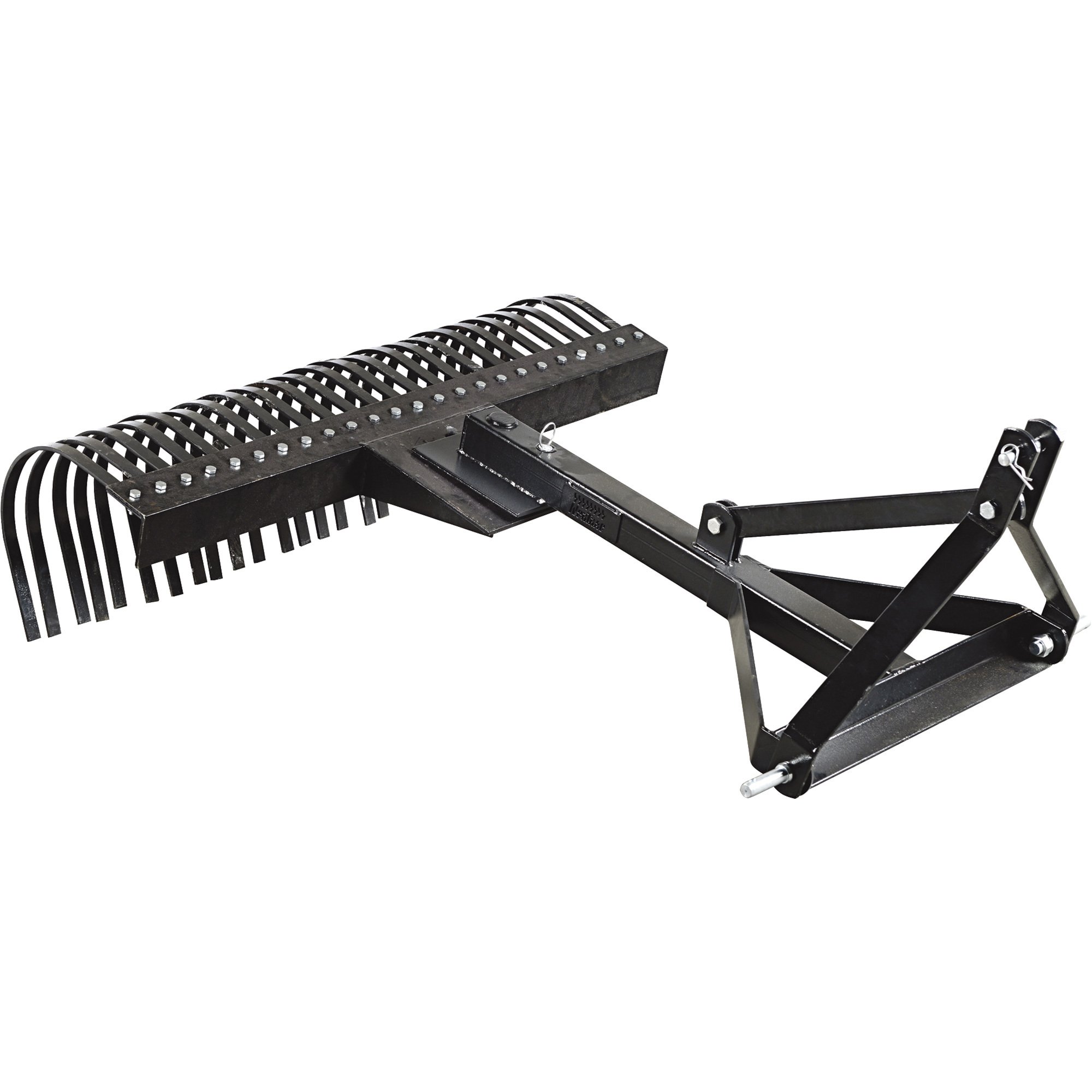 NorTrac 3-Pt. Landscape Rake — 48in.W